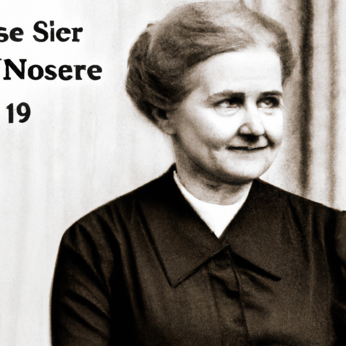 Hvem var den første kvindelige nobelprisvinder i fysik?